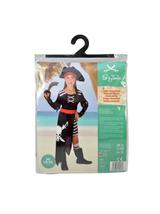 Strój dziecięcy - Piratka z kapeluszem - rozmiar M