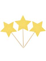 Gwiazdki na piku (8 szt.) złote - FSC Mix Credit