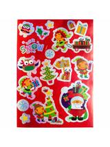 Zestaw naklejek świątecznych