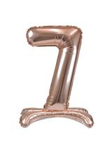 Balon foliowy cyferka XXL stojący nr 7