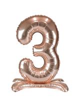 Balon foliowy cyferka XXL stojący nr 3