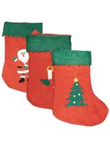 Skarpeta świąteczna duża - mix wzorów