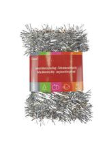 Łańcuch dekoracyjny długi srebrny