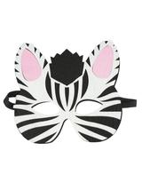 Filcowa maska zwierzątka - zebra