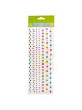 Samoprzylepne kryształki dekoracyjne - duże