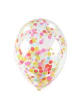 Balony z kolorowym konfetti (5 szt.)