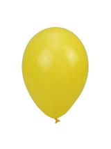 Balony pastelowe jednokolorowe żółte (10 szt.)