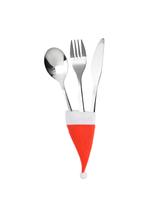 Świąteczne etui na sztućce - Mikołaj (6 szt.)