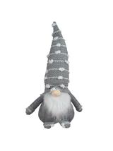 Skrzat z czapką w kropki - szary