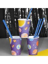 Słomki papierowe - Galaxy (12 szt.) - FSC Mix Credit