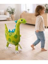 Balon foliowy jeżdżący (z kółkami) - dinozaur