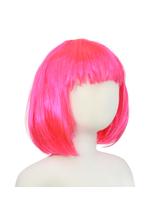 Peruka bob różowa
