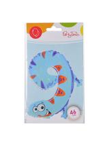 Balon foliowy cyferka zwierzątko nr 9