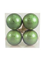 Zestaw bombek z efektem rosy (4 szt.) - szałwiowy