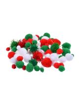 Pomponiki do zestawu zrób to sam (80 szt.)