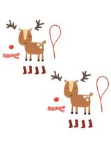 Zestaw zrób to sam - renifery z pianki