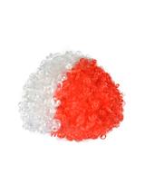 Peruka Afro "Biało-Czerwoni"