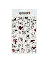 Naklejki - serduszka na wesoło