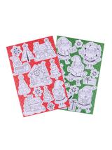 Świąteczne naklejki do kolorowania (ponad 40 sztuk!)