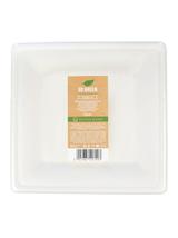 Talerze 20x20 cm - trzcina cukrowa (6 szt.)