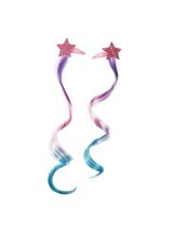 Kolorowe pasemka - spinki (2 szt.)