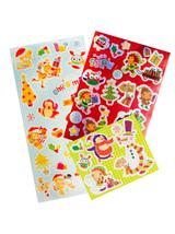 Zestaw naklejek świątecznych