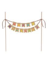 Dekoracja tortu Happy Birthday - Kraft Balloons