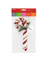 Brokatowa laska choinkowa