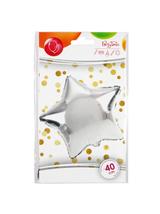 Balon foliowy gwiazda srebrny