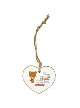 Drewniana tabliczka dekoracyjna