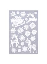 Biała dekoracja elektrostatyczna