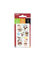 Świąteczne tatuaże świecące w ciemności