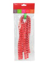 Łańcuch zdobiony czerwony