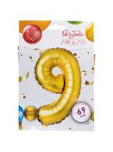 Balon foliowy cyferka matowa - 9