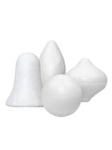 Zestaw bombek styropianowych do samodzielnej dekoracji (4 szt.)