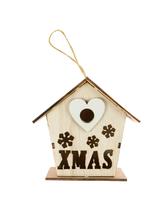 Drewniana zawieszka - domek