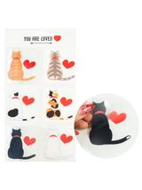 Naklejki elektrostatyczne - kotki