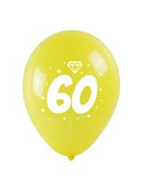 Balony jubileuszowe - 60 (3 szt.)