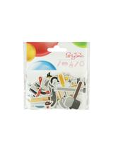 Naklejki narzędzia - mix wzorów (30 szt.)