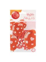 Balony z nadrukiem - serca (5 szt.)