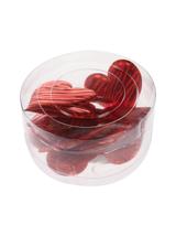 Serduszka przyklejki - zestaw w PVC (12 szt.)