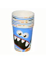 Kubki papierowe - Pillow Monsters (8 szt.)