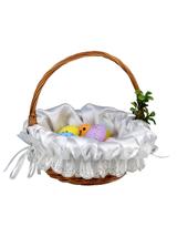 Serwetka do wyściełania koszyczka z falbanką