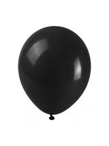 Balony pastelowe 10" czarne nr 020 (100 szt.)