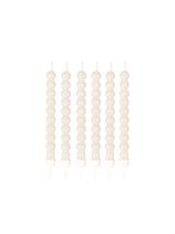 Świeczki perły - dekoracja ciasta (6 szt.)