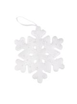 Lśniąca śnieżynka 15 cm