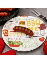 Talerze papierowe - Grill Time (8 szt.) - FSC Mix Credit