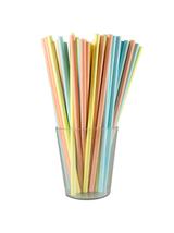 Słomki papierowe pastelowe (12 szt.) - FSC Mix Credit