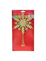 Śnieżynka choinkowa - szpic złota