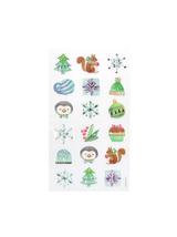 Pastelowe świąteczne naklejki